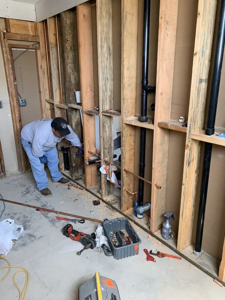 Commercial rough-in plumbing for Water Heater Replacement in Simpsonville